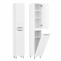 DULAP BAIE VERTICAL AGAT ALB CU COS  - 350mm*1900mm