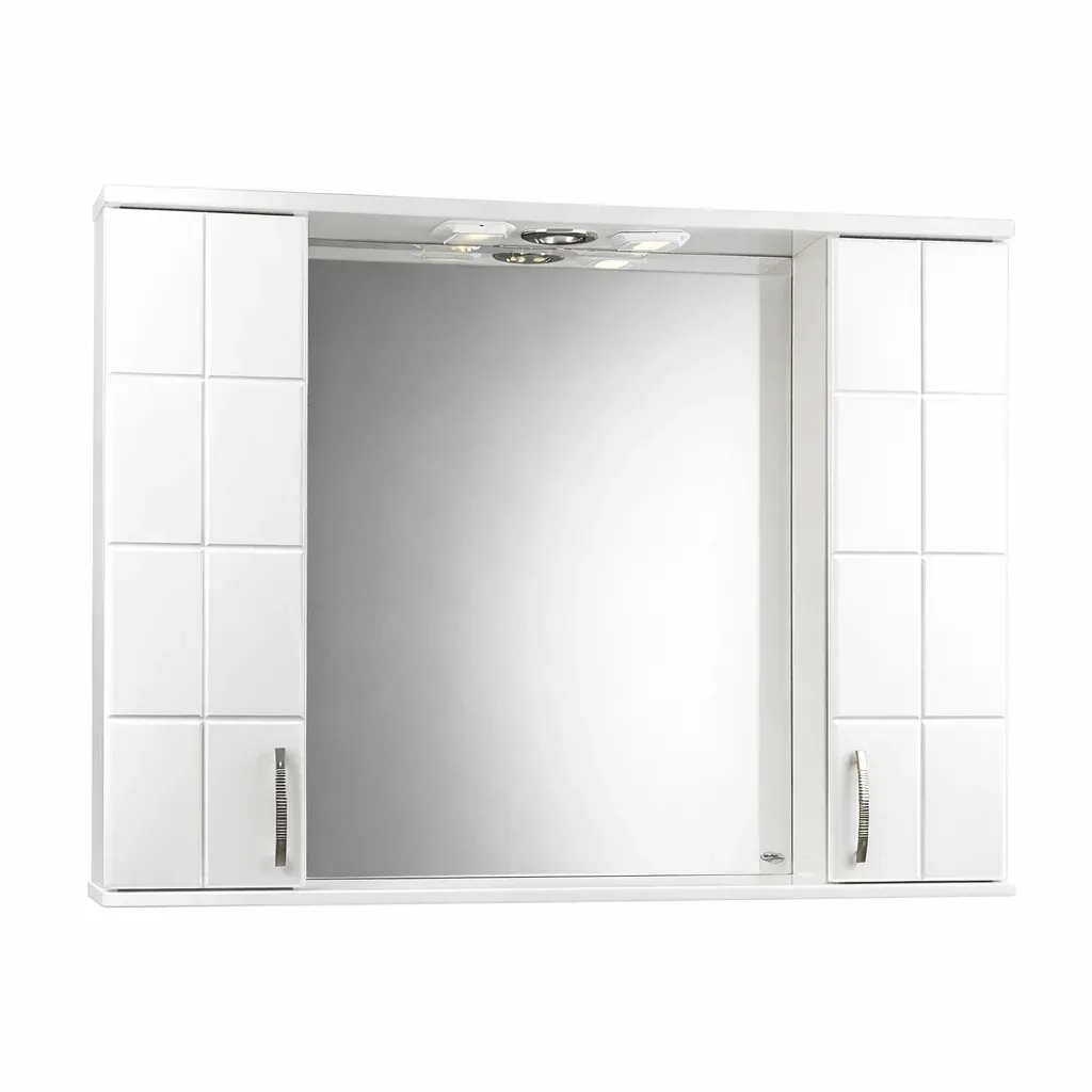 Clasic ogl Oglinda DOMINO Alb - 1000mm - imagine 1