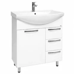 DULAP BAIE DELFIN ALB (BASIC) CU 3 SERTARE- 750mm