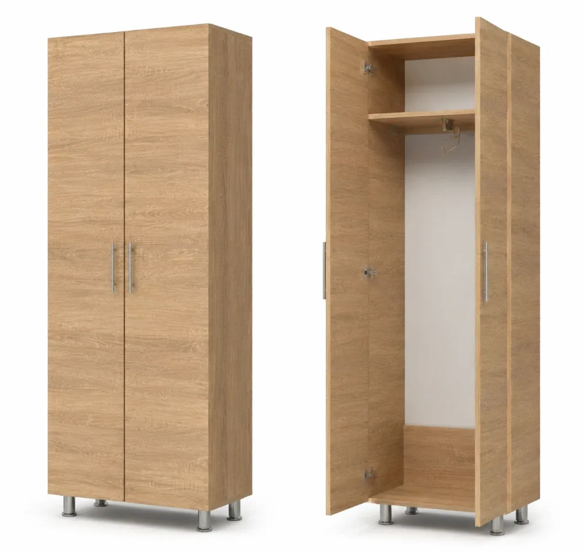 Dulap cu 2 usi sonoma DULAP PENTRU HAINE SONOMA - 600*340*1900mm - imagine 1