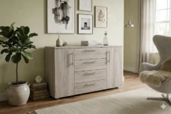 Comoda Madrid 4 sertare - Santorini - imagine 2