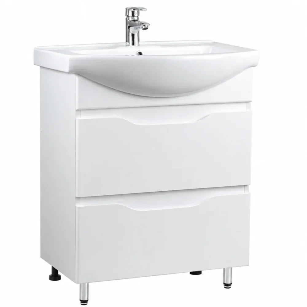 SET BAIE CU LAVOAR PRINT ALB (BASIC) CU 2 SERTARE - 650mm