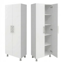 DULAP CU RAFTURI 2 UȘI ALB - 600*340*1900mm