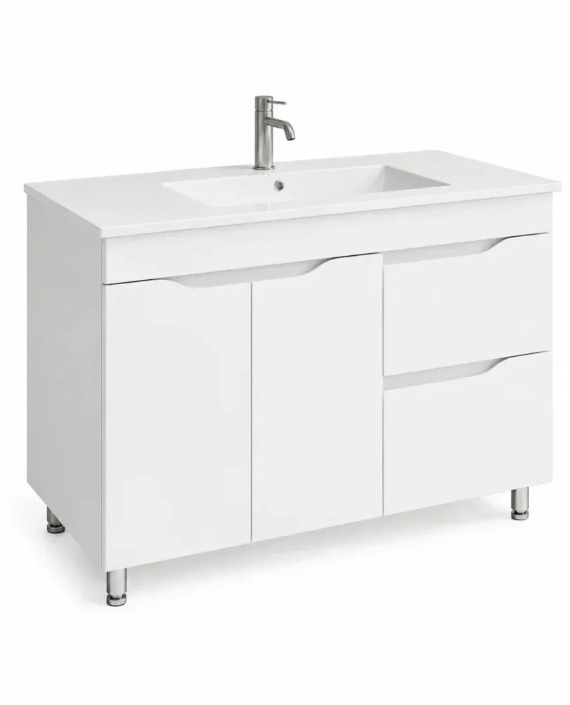 DULAP BAIE PRINT ALB (BL) CU 2 SERTARE ȘI 2 UȘI - 1200mm