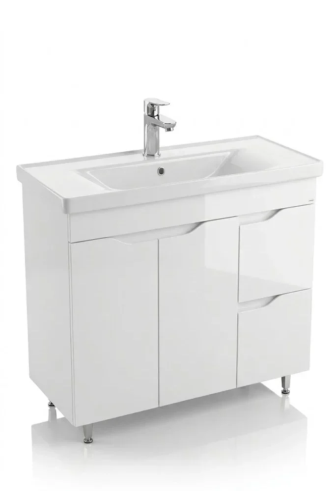 DULAP BAIE PRINT ALB (SAVA) CU 2 SERTARE ȘI 2 UȘI - 1000mm