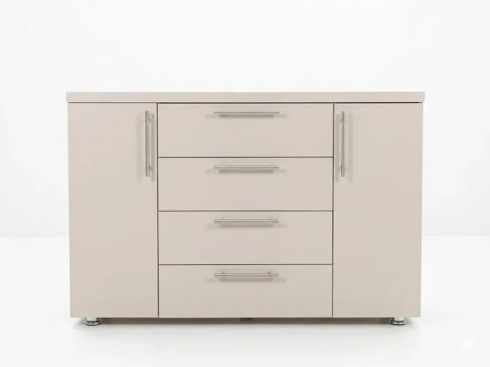 Comoda Madrid 4 sertare Cashmere dublă - 1200 mm - imagine 3