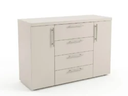 Comoda Madrid 4 sertare Cashmere dublă - 1200 mm