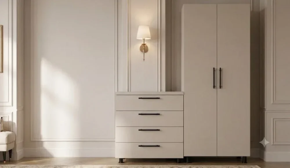 COMODA TARRAGONA CASHMERE DUBLĂ- 700mm - imagine 2