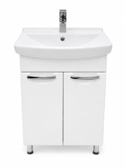 SET BAIE CU LAVOAR DELFIN ALB (CL) CU 2 UȘI - 550mm - imagine 2
