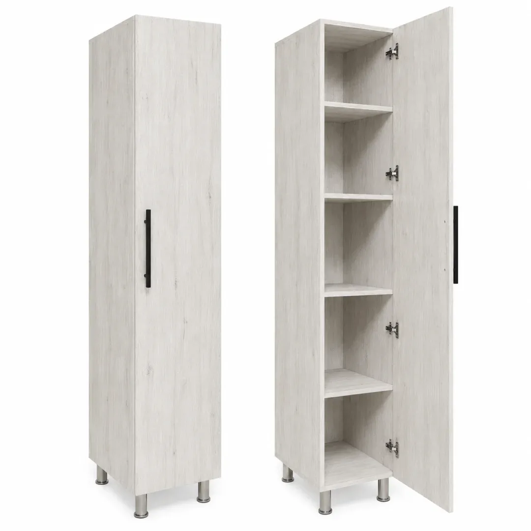 9b3e46fe-c3e7-4e46-ac94-0a6fcf30ed4c DULAP ISLA CU RAFTURI STEJAR Alb - 400*500*2000mm - imagine 1