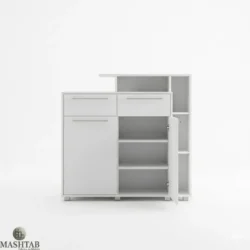SET BILBAO COMODĂ CU ANEXA ALB - imagine 4