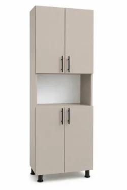 DULAP CU 4 UȘI ȘI NIȘĂ CASHMERE - 600*340*1900mm