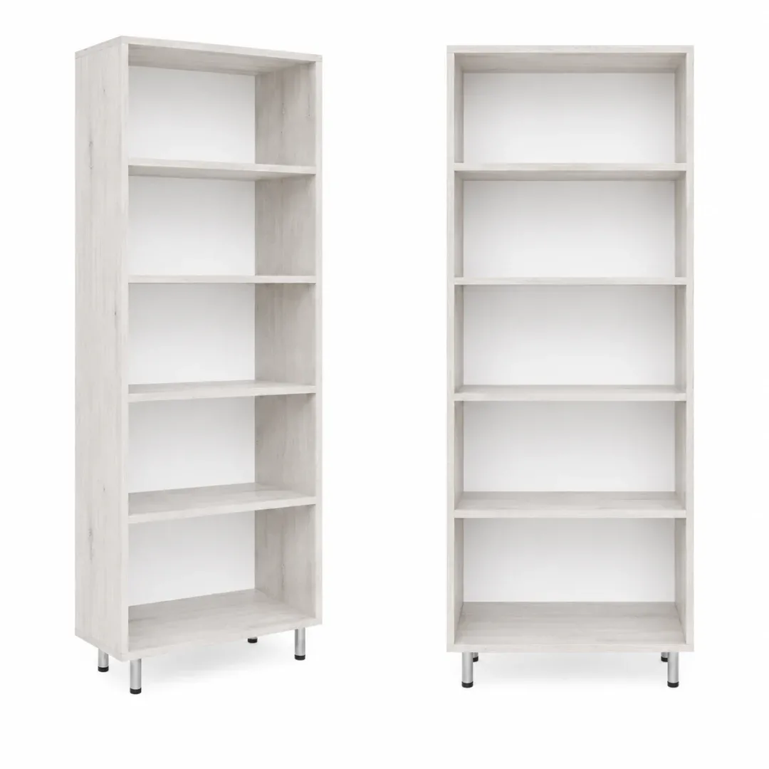 f60f187f-92cc-459d-81bd-1e5b4647ce7e DULAP CU RAFTURI STEJAR Alb - 700*340*1900mm - imagine 1