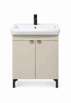 SET DULAP BAIE CU LAVOAR SANI CARAMEL (ML) CU 2 UȘI -650 MM
