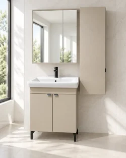 DULAP VERTICAL SUSPENDAT SANI-CARAMEL CU 1 USĂ 350*1200mm - imagine 2