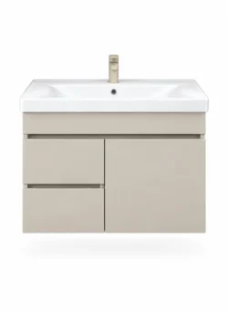 SET DULAP CU LAVOAR SUSPENDAT ANGEL LATTE (SAVA) CU 1 UȘĂ ȘI 2 SERTARE F/M- 800MM