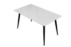 MASA PISA 140*75 ALB MARMURA CERAMICA