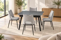 MASA EXTENSIBILA PADOVA 90-150*75 GRI CERAMICA - imagine 2